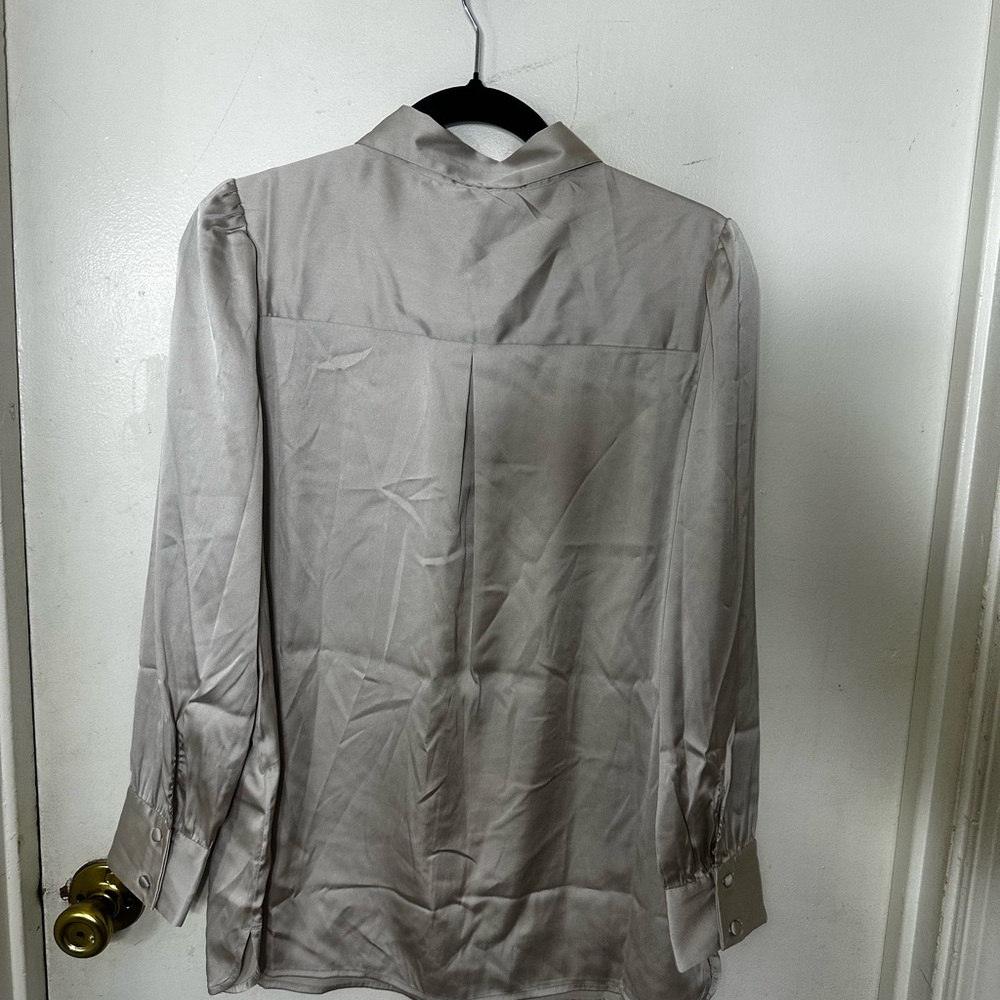 Elegant Gray Women's Blouse